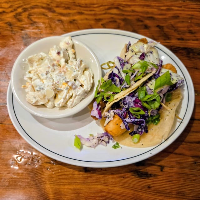 Fried Fish Tacos.